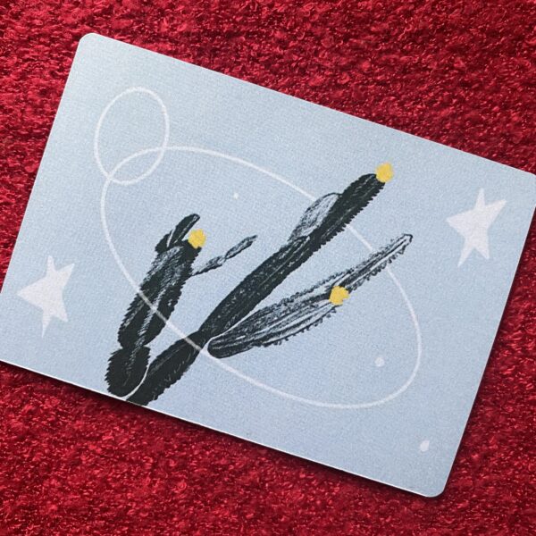 А6 картичка “Кактуси”