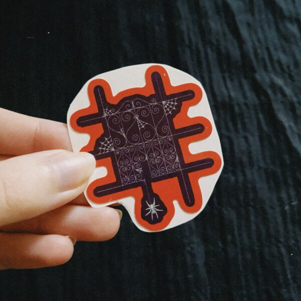 Стикер “Ограда од пајажина”